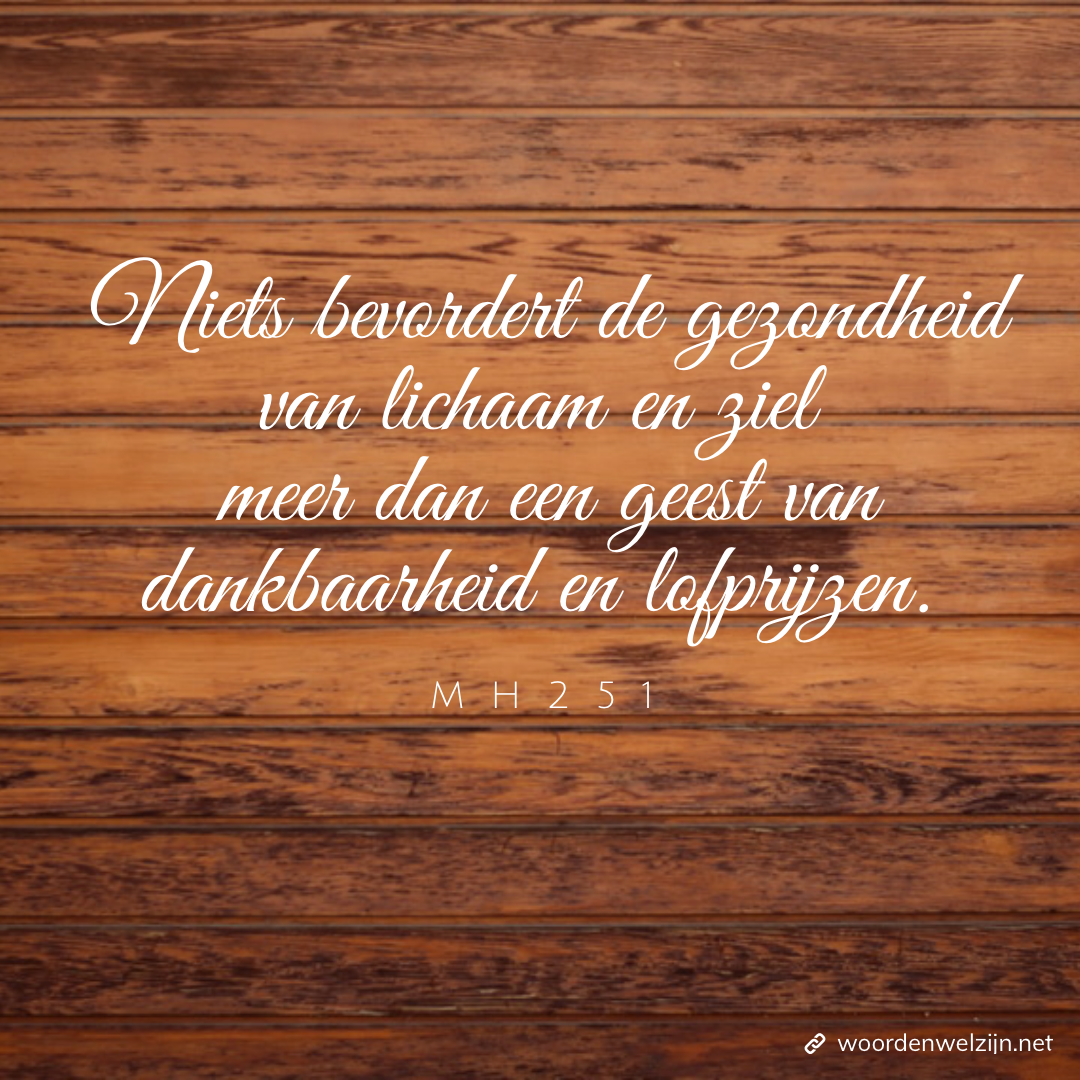 De biologische klok herstellen met dankbaarheid en vertrouwen in God