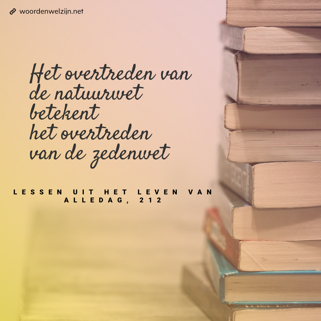 Quote - Natuurwetten