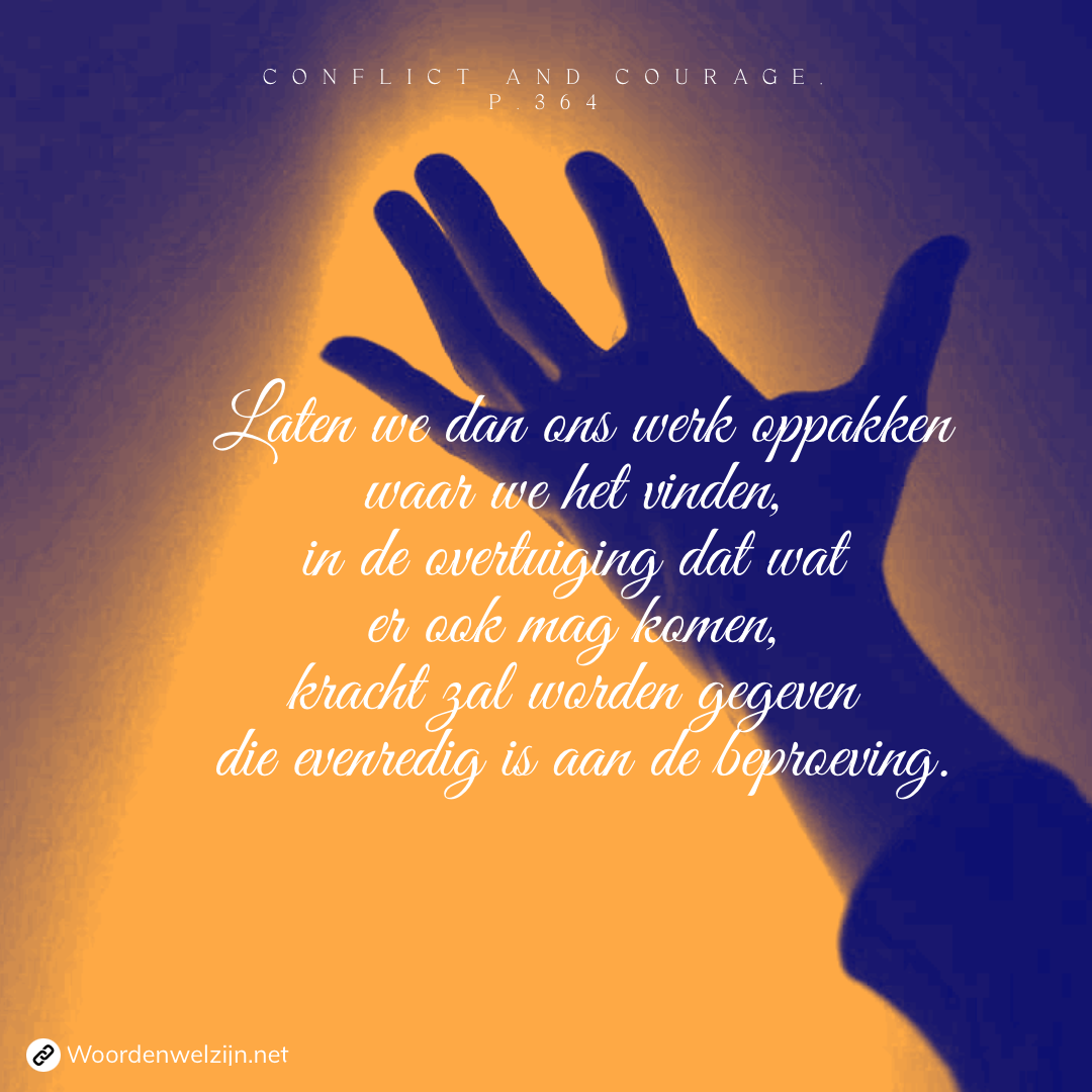 Quote Ellen White Conflict and Courage 364 Our Father Cares Tot hiertoe heeft de HEERE ons geholpen 1Sam7:12 Quote oud en nieuw kracht beproeving